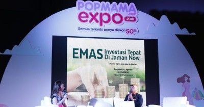 Tips Belajar Berinvestasi Emas Aman Dibahas Popmama Expo 2018